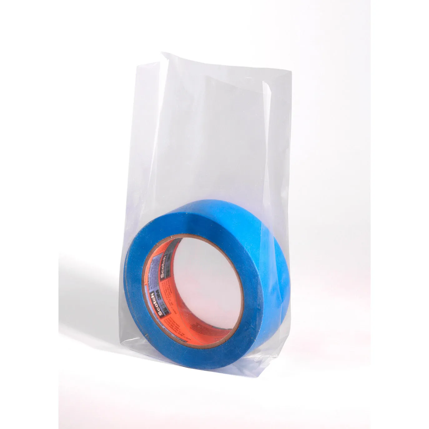 36" x 28" x 60" x 1.5 mil Clear Eco-Manufactured Plastic Side-Gusseted Bags (Roll of 160)