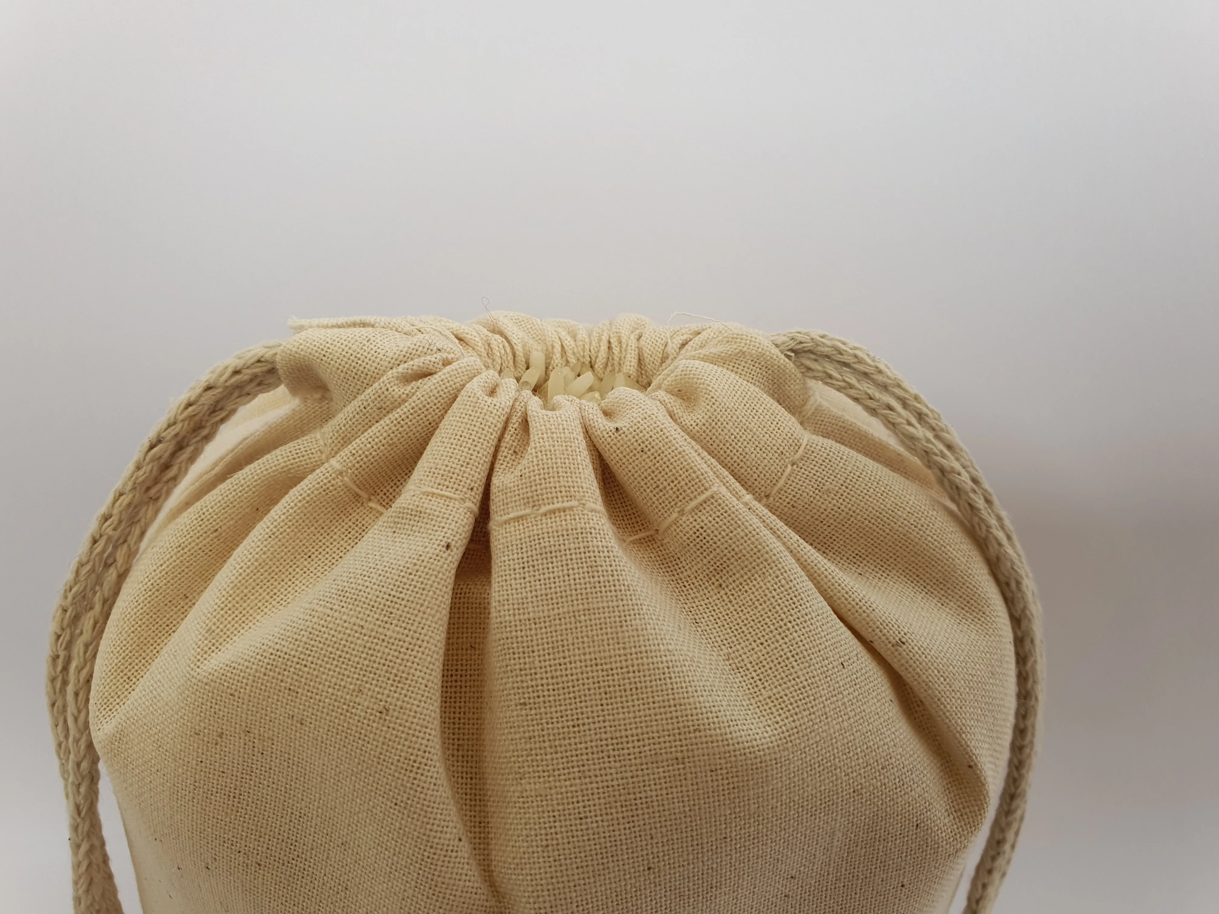 6x10 Inch Canvas Drawstring Muslin Bags