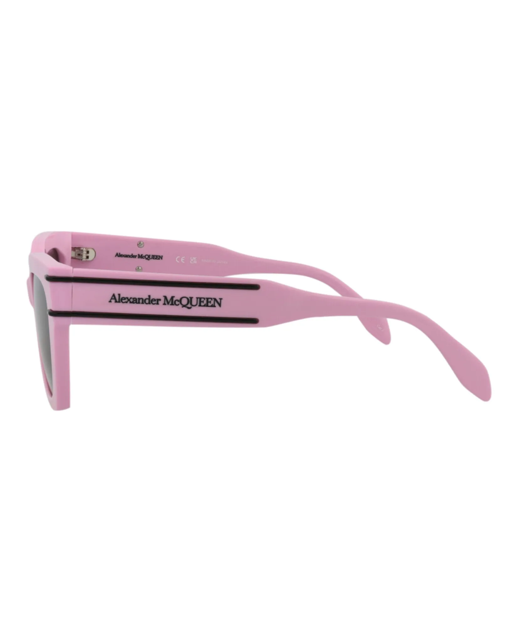 Alexander McQueen Womens Cat Eye Pink Pink Grey Fashion Designer Eyewear