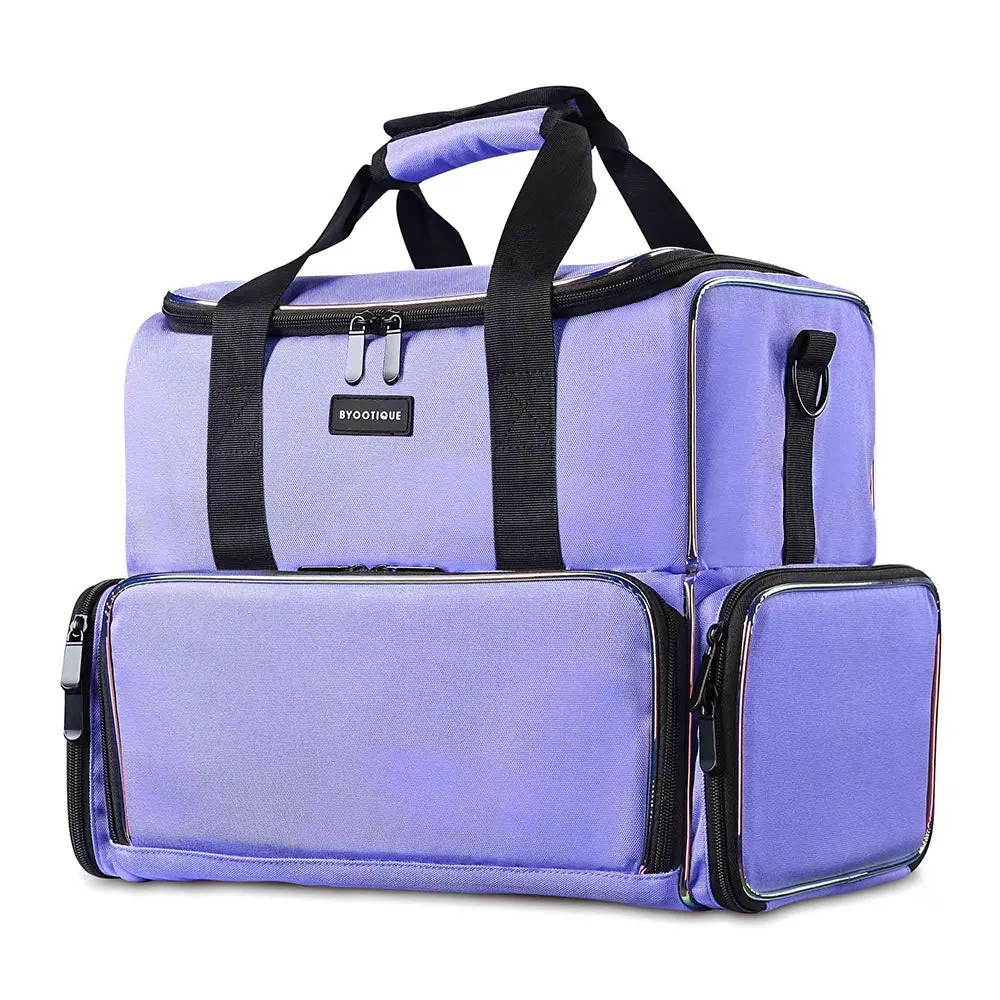 Byootique Large Nail Polish Organizer Tools Bag with Padded Divider