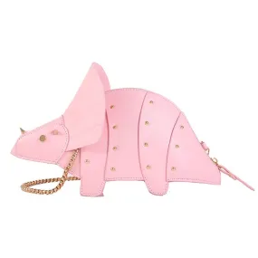 Cartoon Triceratops PU Crossbody Bag