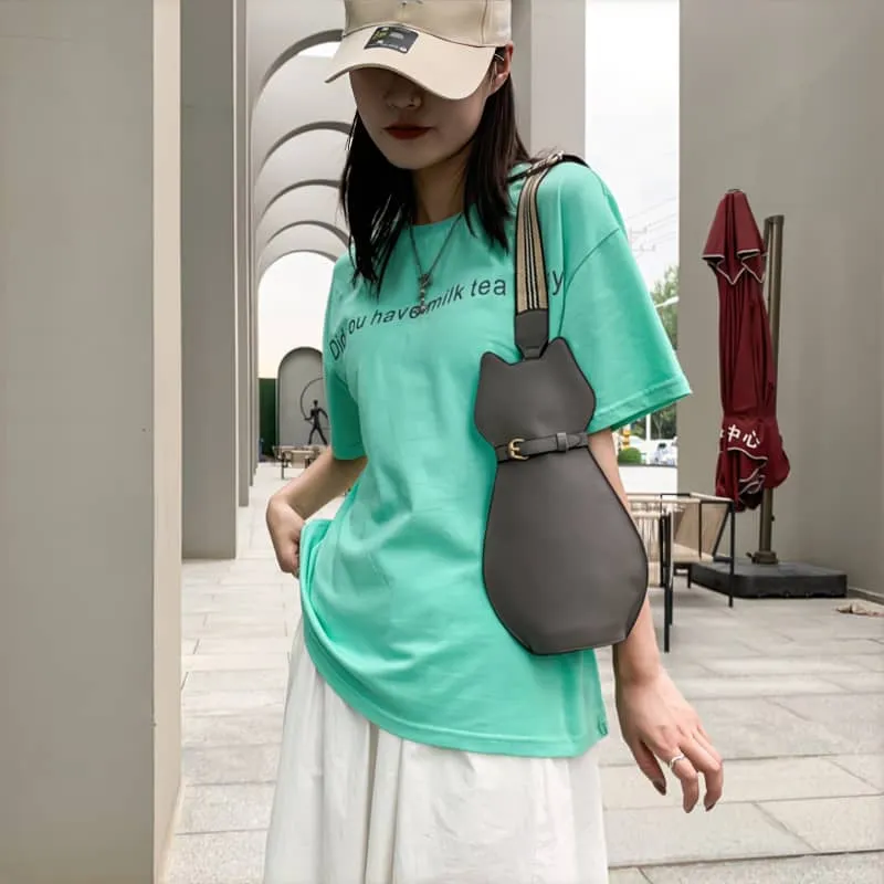 Cat PU bag