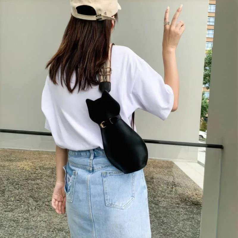 Cat PU bag