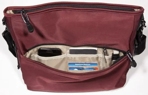 Derek Alexander NYLON - Tablet Friendly Top Zip W/Removable Strap