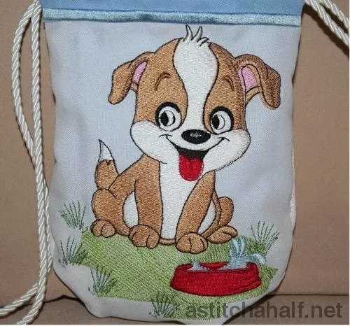 Doggy Drawstring Bag