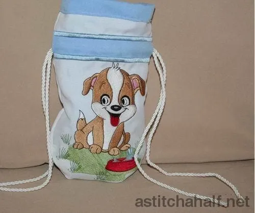 Doggy Drawstring Bag
