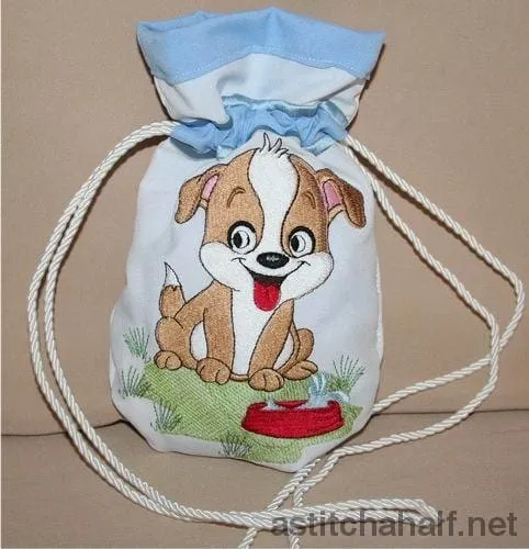 Doggy Drawstring Bag