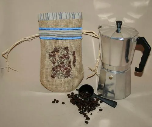 Drawstring Coffee Bag 07