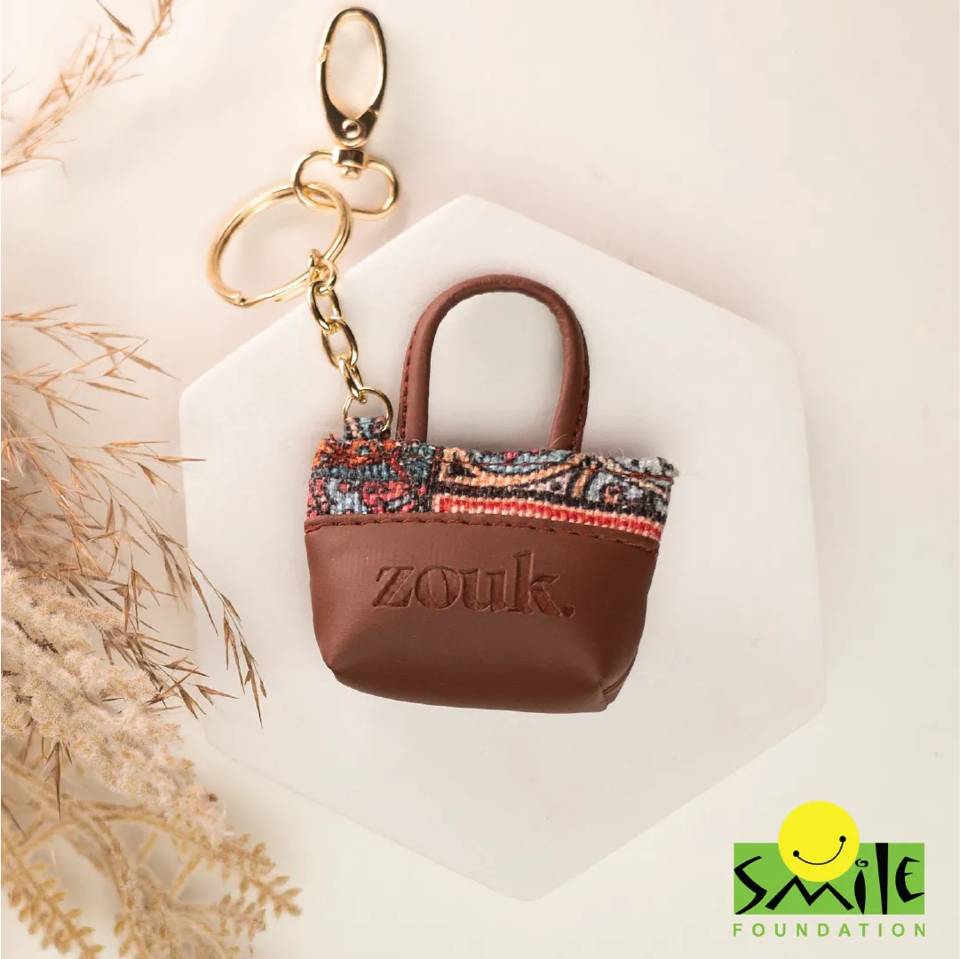 Multicolor Mandala Print Power Potli Keychain