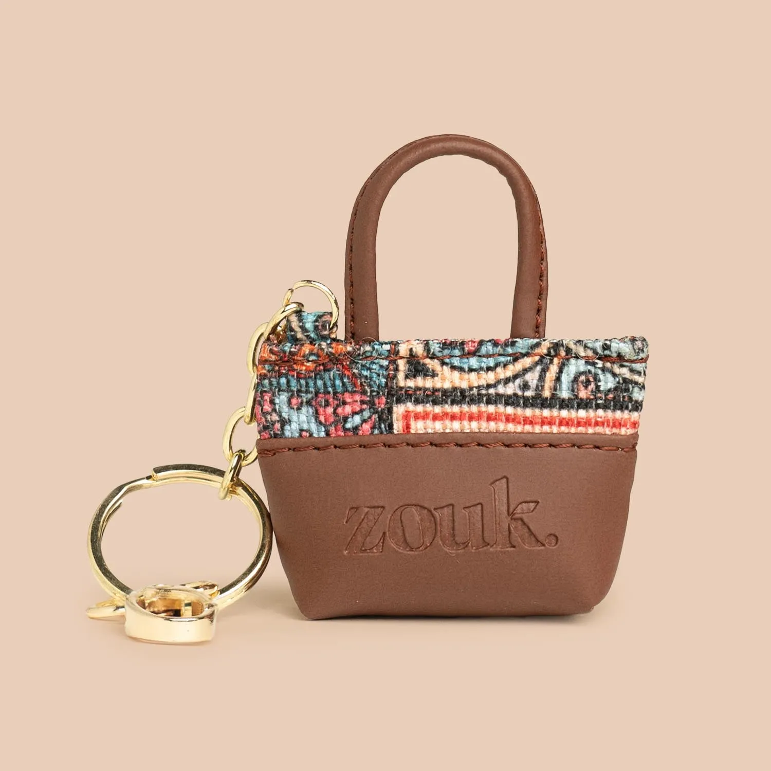 Multicolor Mandala Print Power Potli Keychain