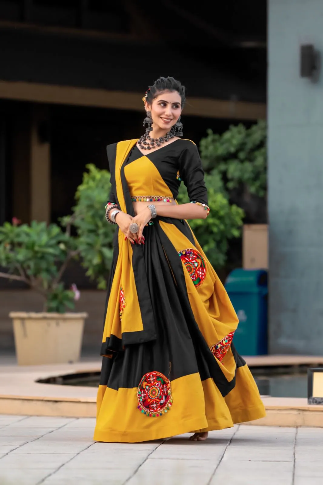 Navratri Tradition Designer Garba Vibes Lehenga Choli