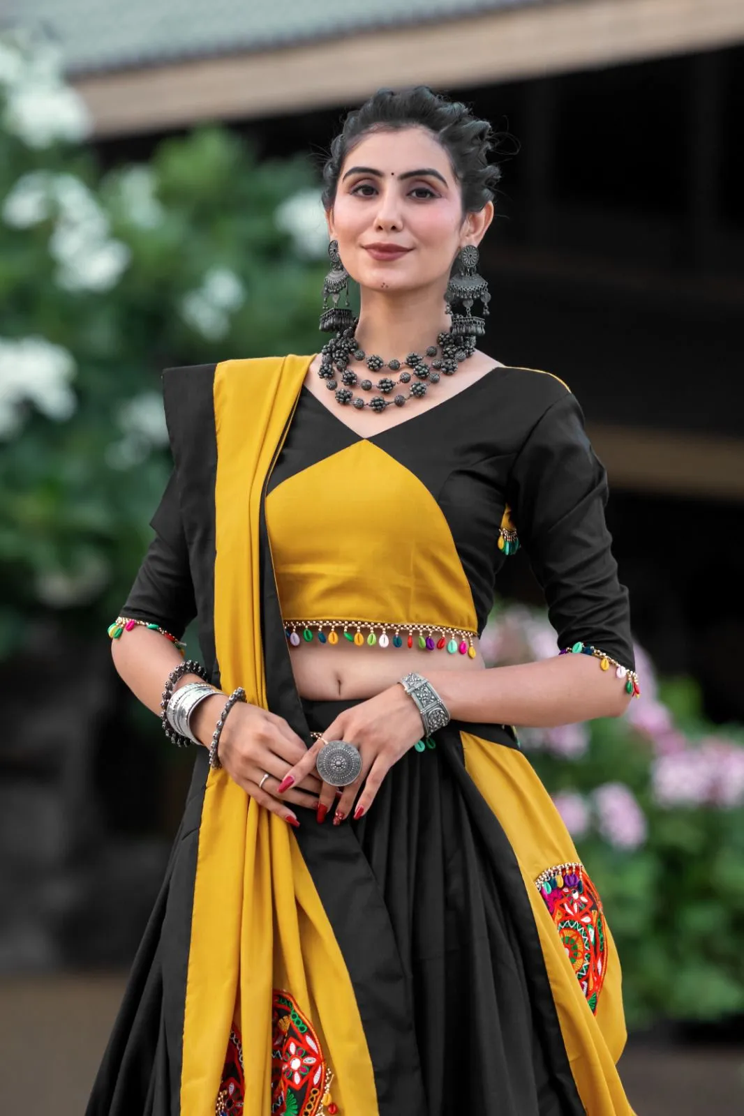 Navratri Tradition Designer Garba Vibes Lehenga Choli