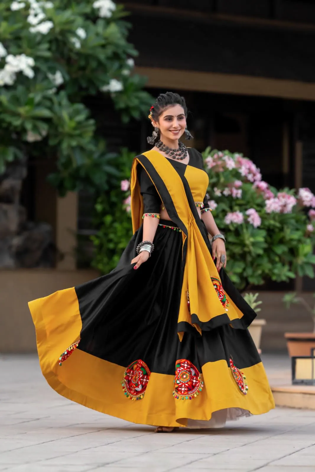 Navratri Tradition Designer Garba Vibes Lehenga Choli