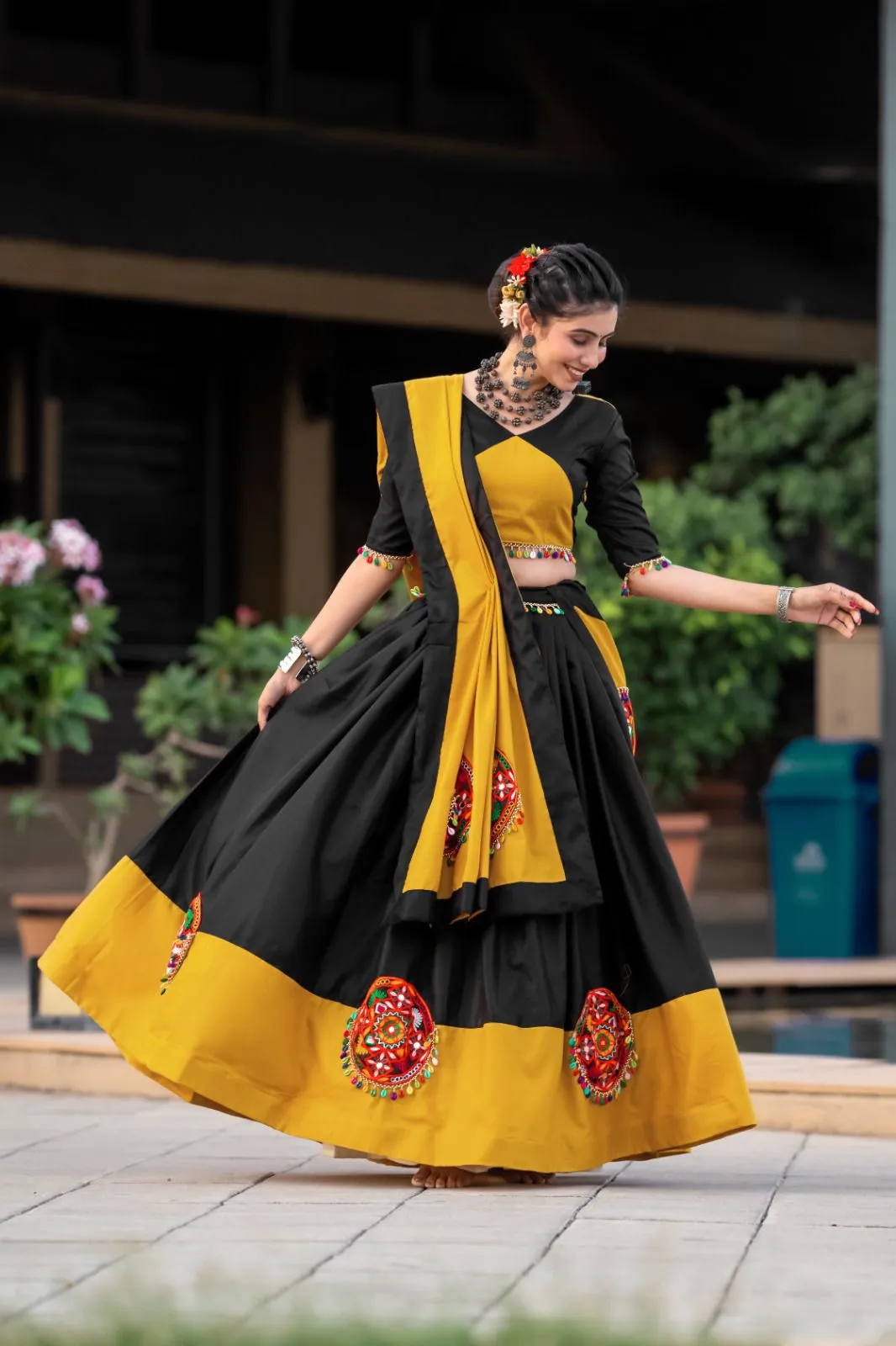 Navratri Tradition Designer Garba Vibes Lehenga Choli