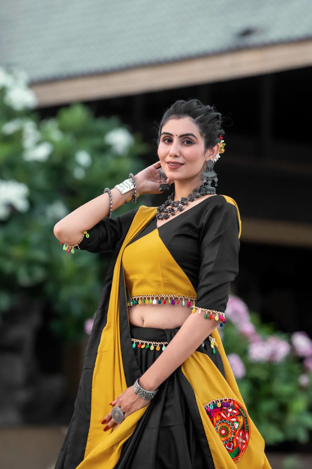 Navratri Tradition Designer Garba Vibes Lehenga Choli