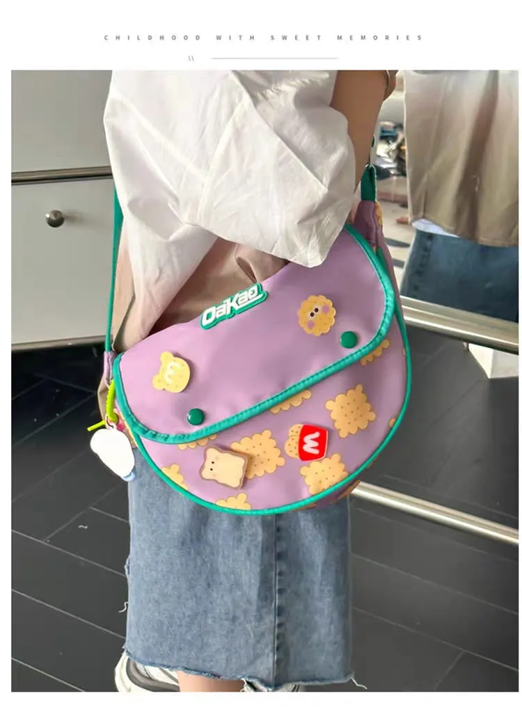 Parachute Crossbody Bags with Keychain