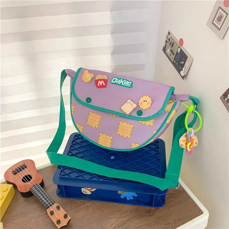 Parachute Crossbody Bags with Keychain