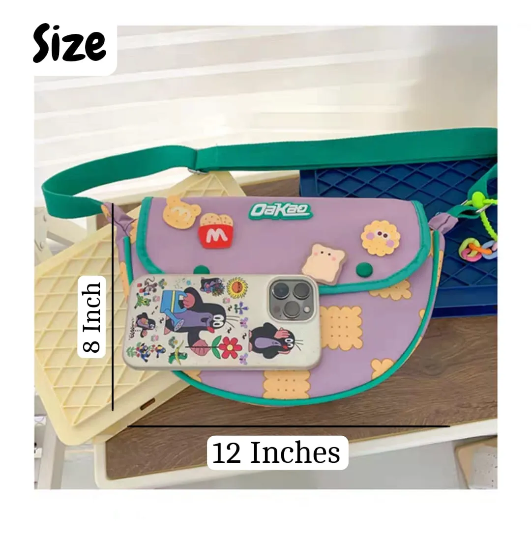 Parachute Crossbody Bags with Keychain