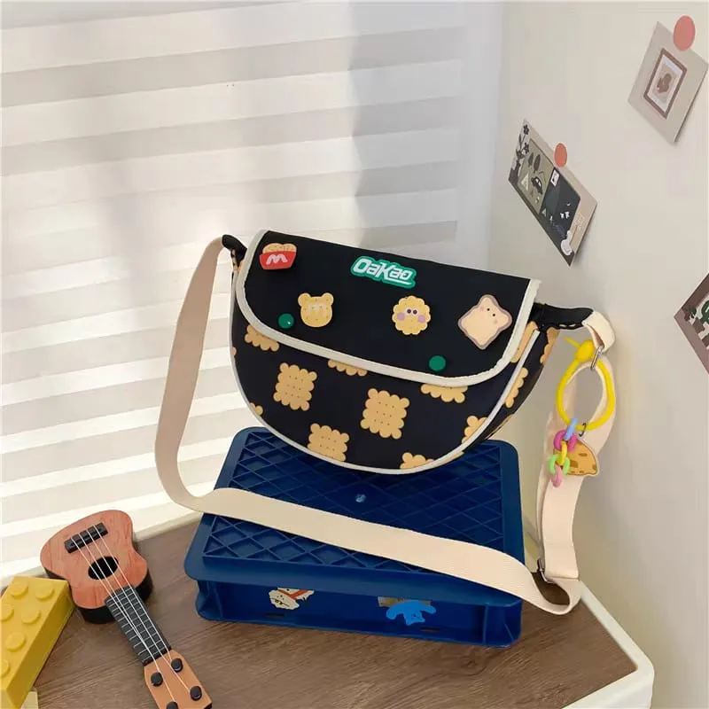 Parachute Crossbody Bags with Keychain