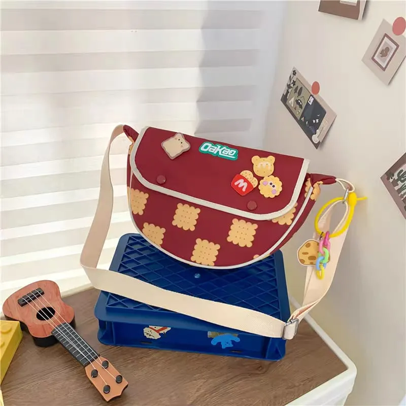 Parachute Crossbody Bags with Keychain