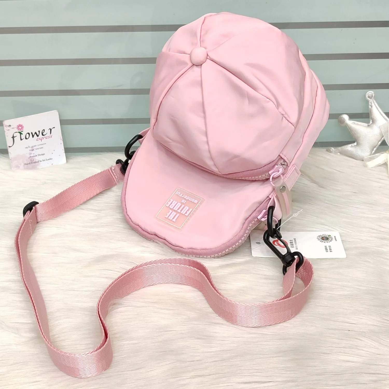 Parachute Double Zipper Crossbody