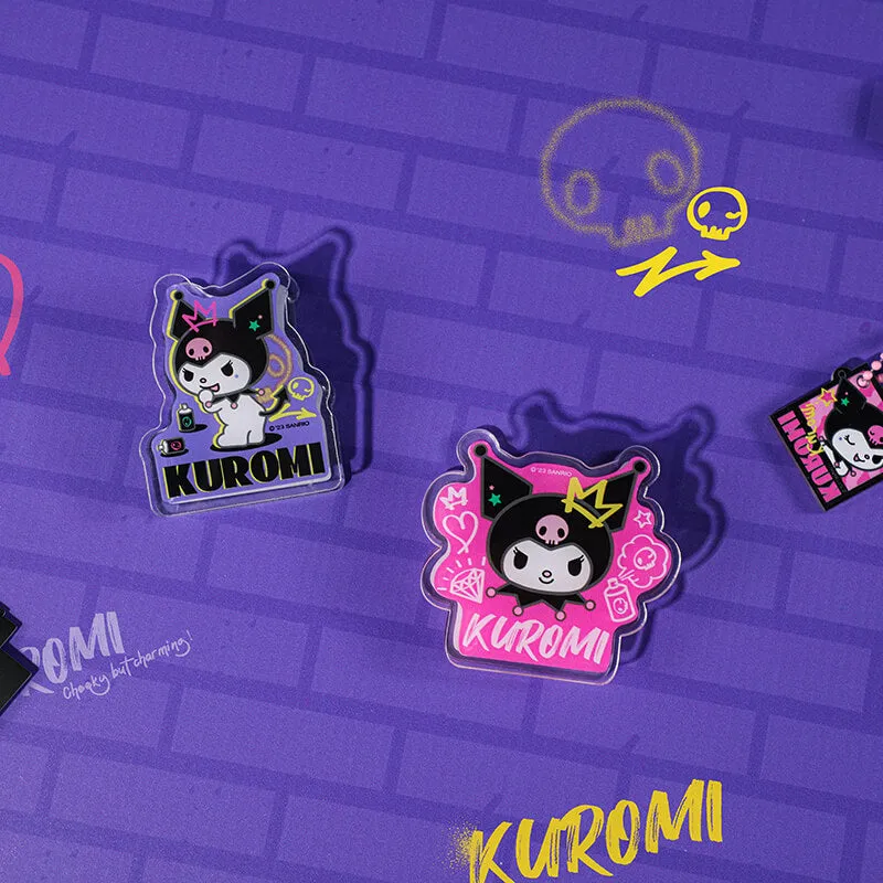 Sanrio Graffiti Series Kuromi Acrylic Clip