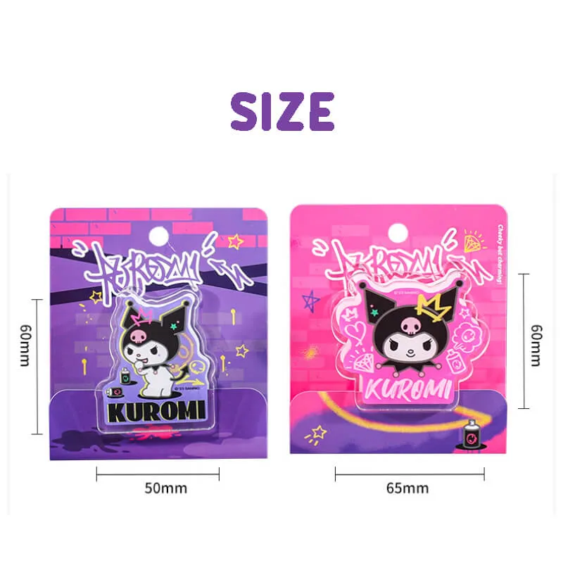 Sanrio Graffiti Series Kuromi Acrylic Clip