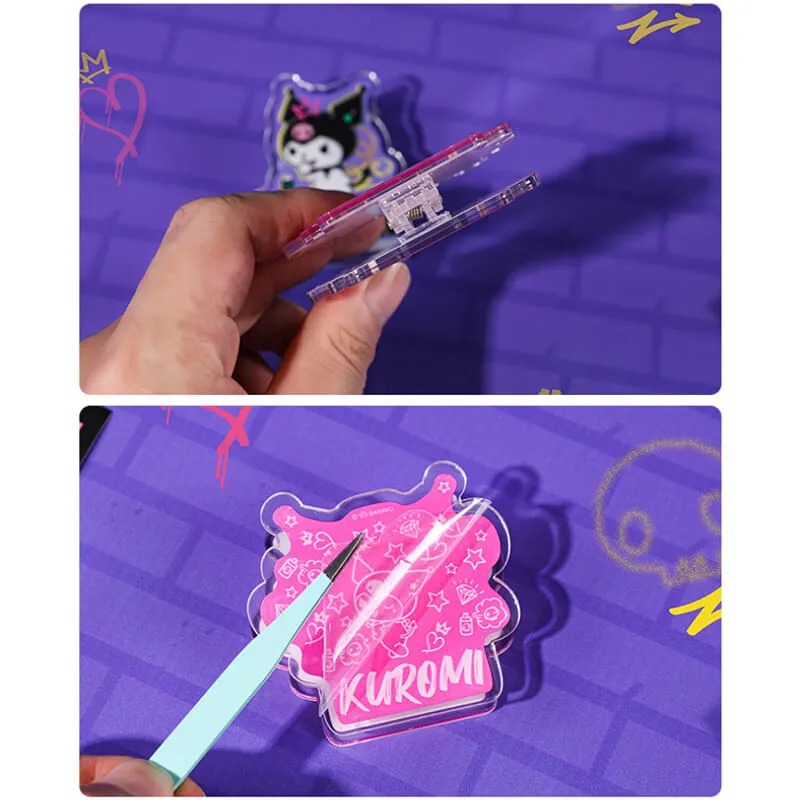 Sanrio Graffiti Series Kuromi Acrylic Clip
