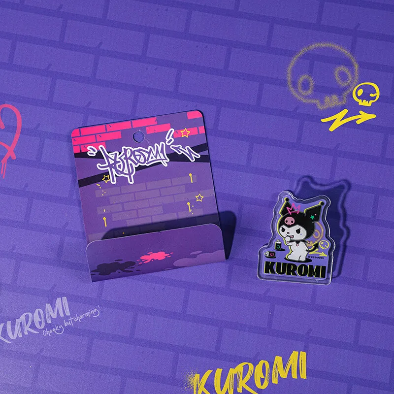 Sanrio Graffiti Series Kuromi Acrylic Clip
