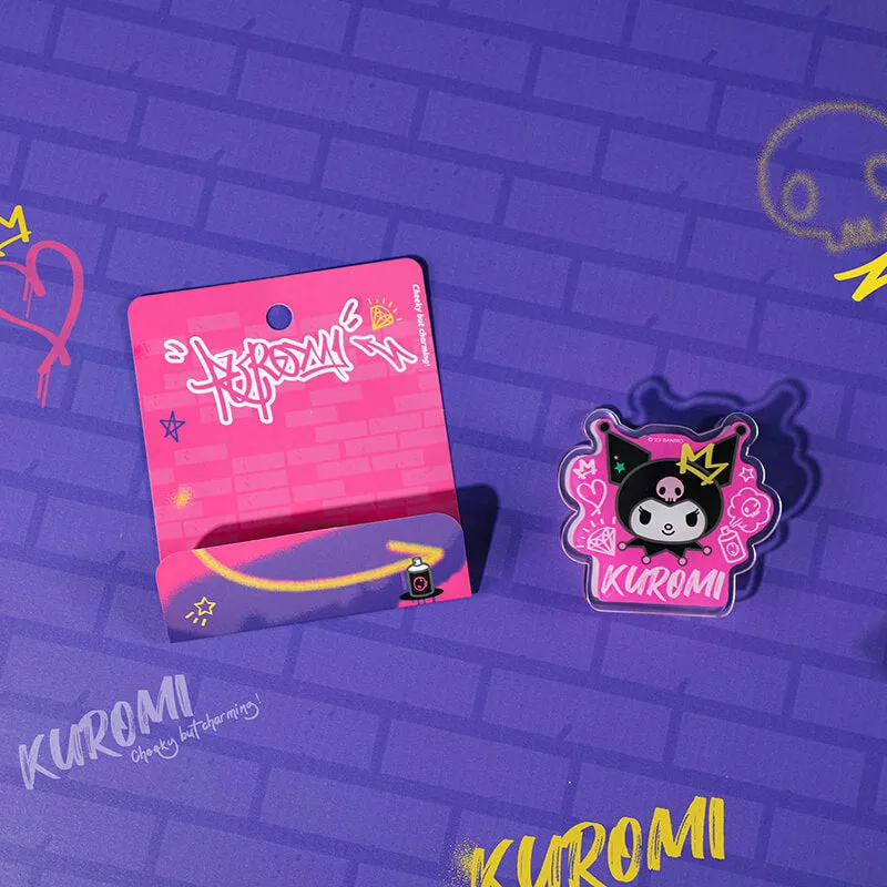 Sanrio Graffiti Series Kuromi Acrylic Clip