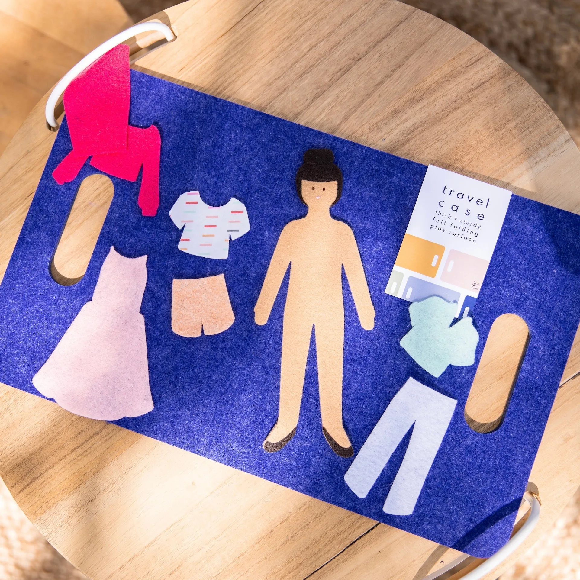 starter felt doll travel bundle